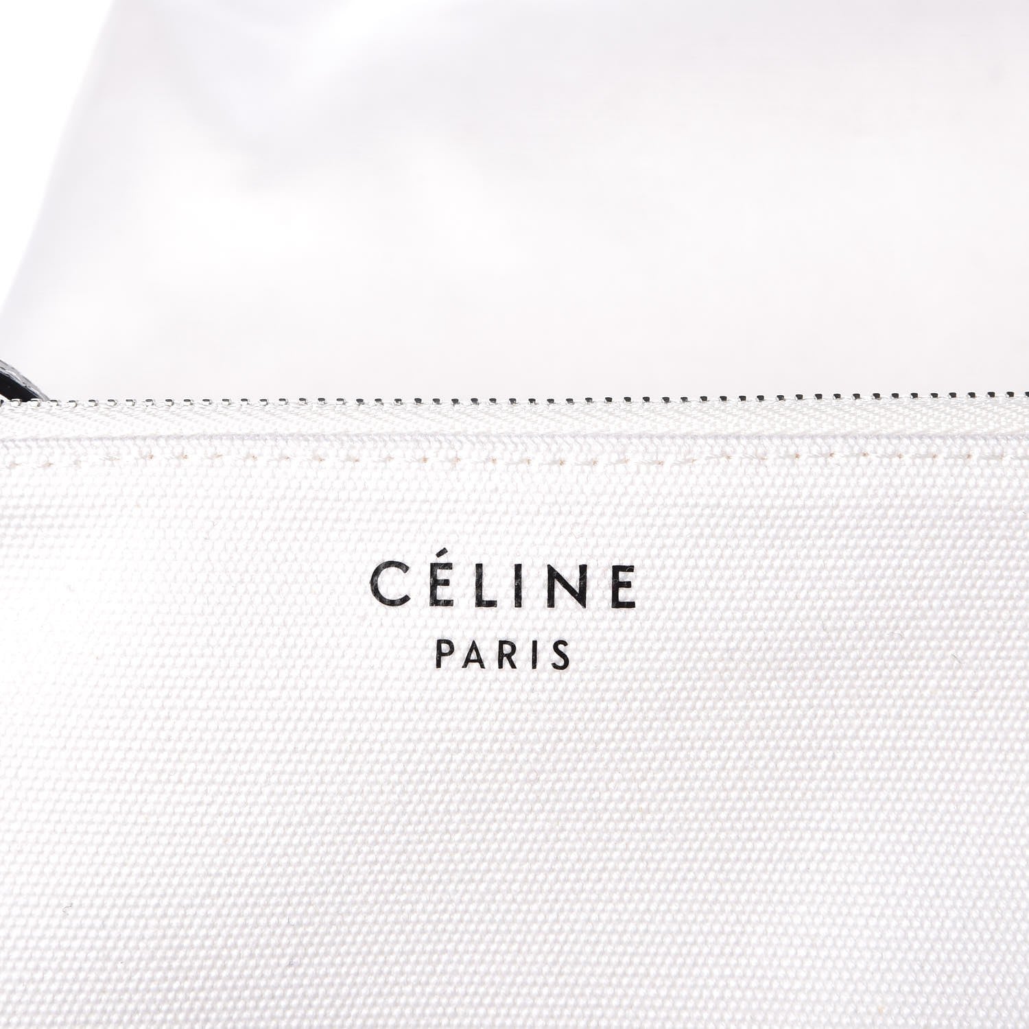 Celine Textile Medium Made In Tote Black White 8 of 10
