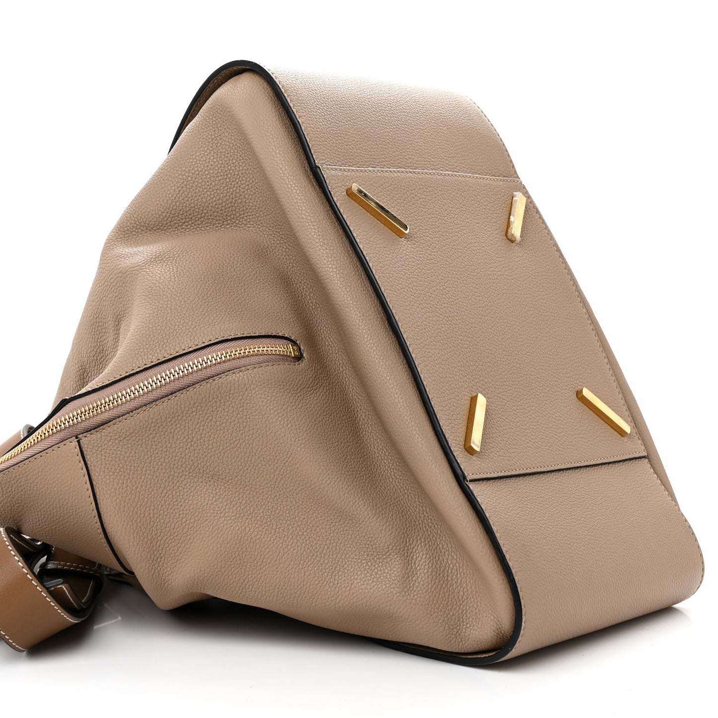 Calfskin Medium Hammock Shoulder Bag Sand Mink