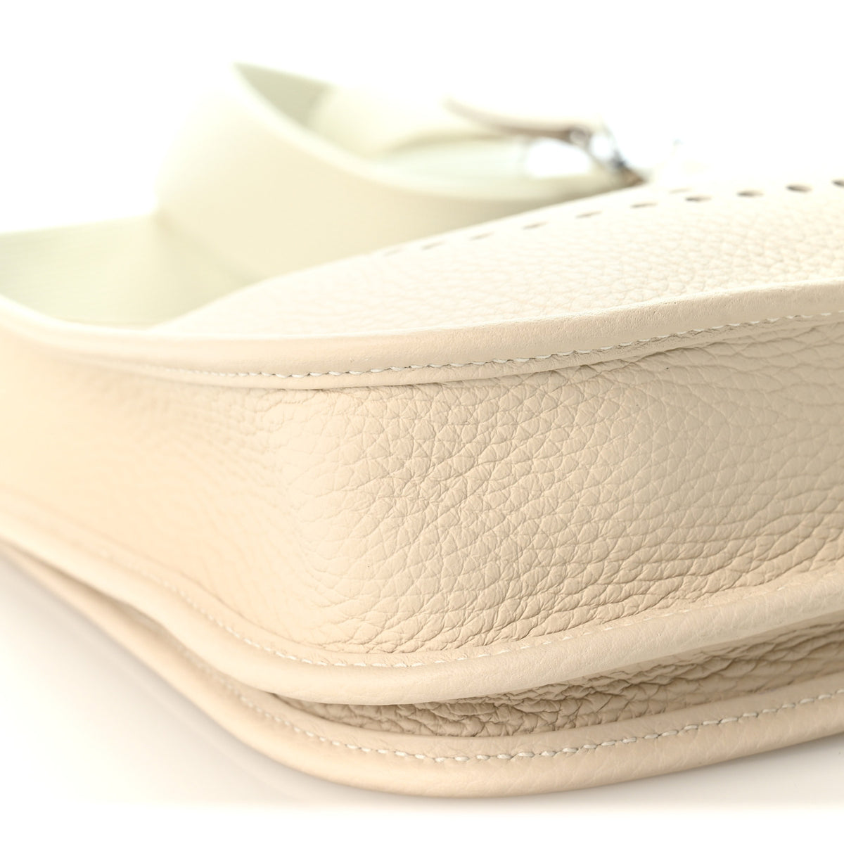 Hermes Taurillon Clemence Evelyne 23 Poche III Craie 9 of 10