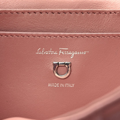 Salvatore Ferragamo Calfskin Quilted Gancini Backpack Antique Rose 5 of 10