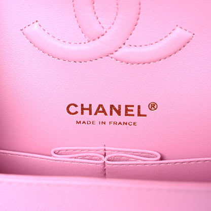 Chanel Caviar Quilted Medium Double Flap Pink 6 of 11