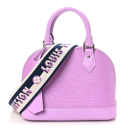 Louis Vuitton Epi Jacquard Alma BB Lilac 1 of 10