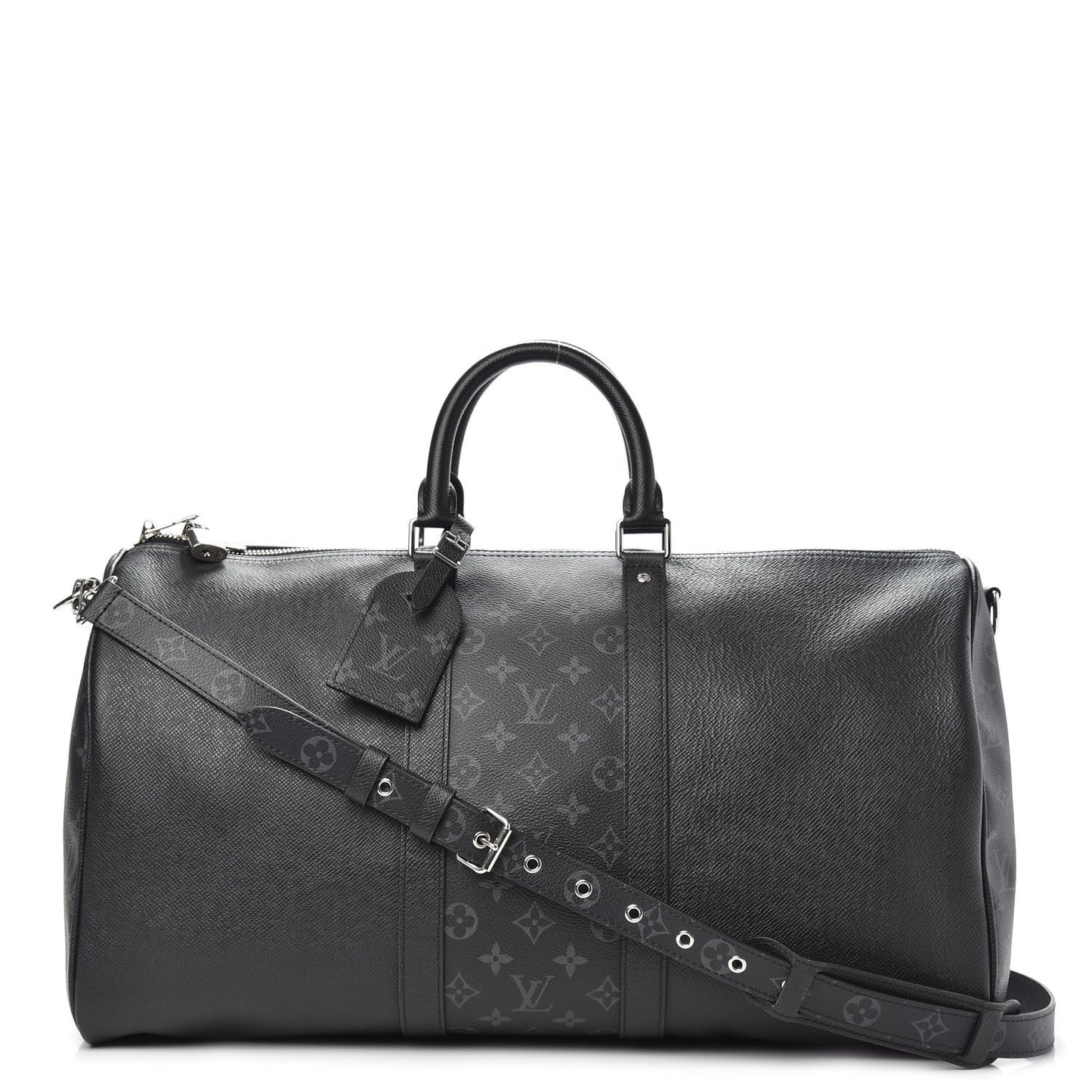 Taiga Monogram Eclipse Keepall Bandouliere 50 Black