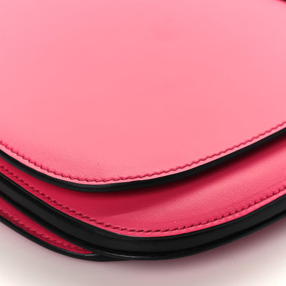 Prada City Calfskin Small Margit Bag Magenta Black 9 of 9