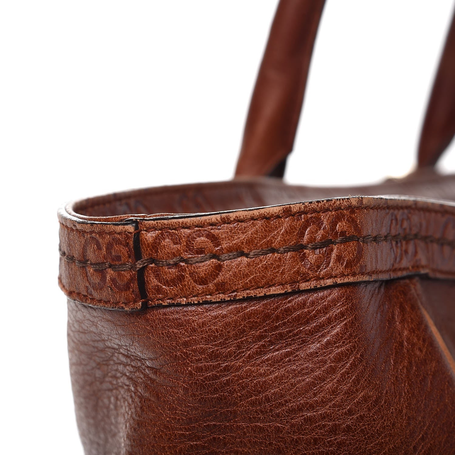 Gucci Guccissima Trim Large Signoria Tote Brown 14 of 15