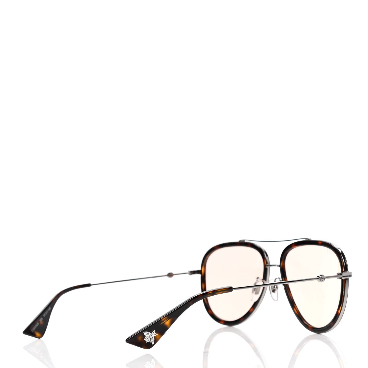 Gucci Aviator Sunglasses GG0062S Tortoise 4 of 4