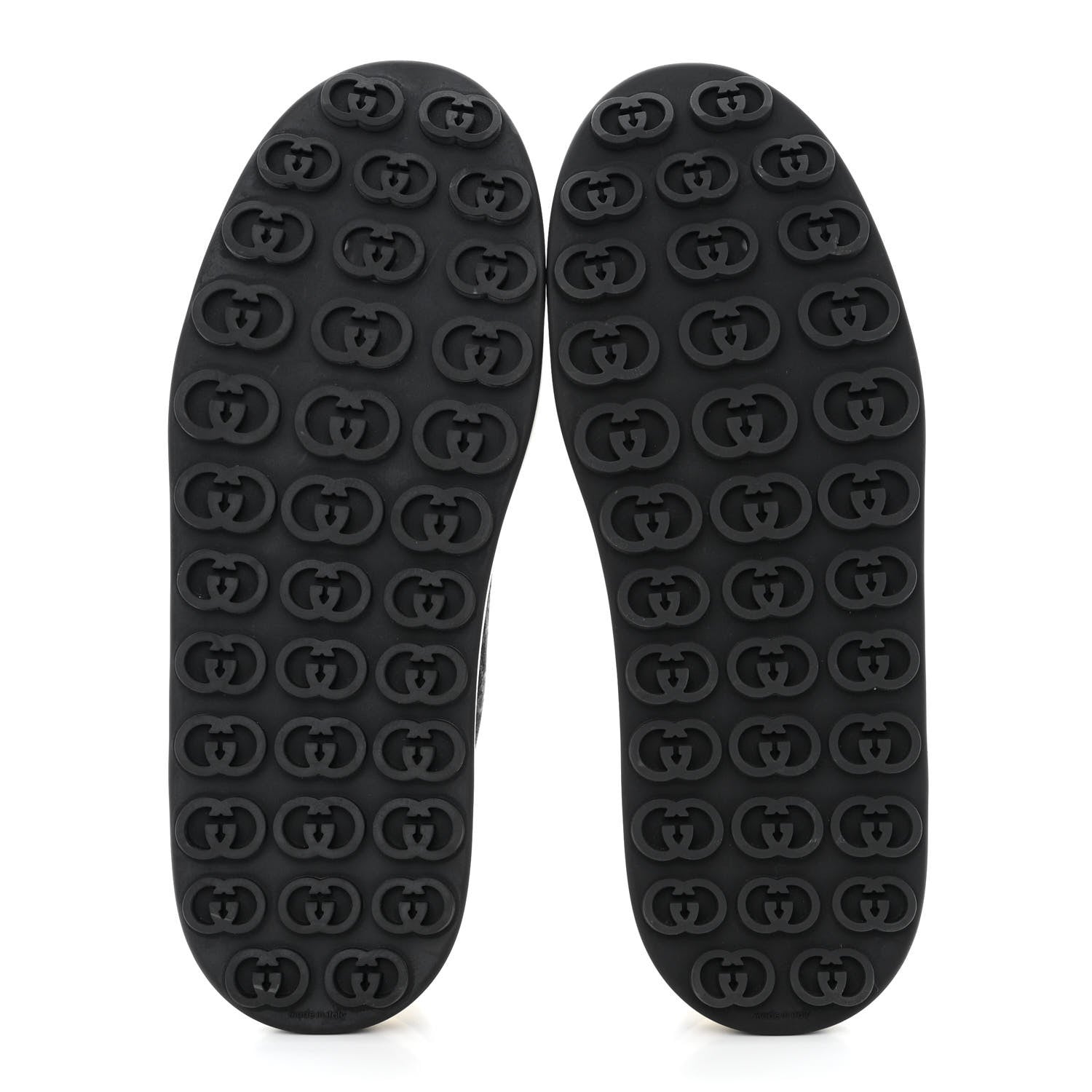 Gucci GG Monogram Mens 1977 Tennis Platform 52mm Sneakers 11 Black Mystic White 5 of 9