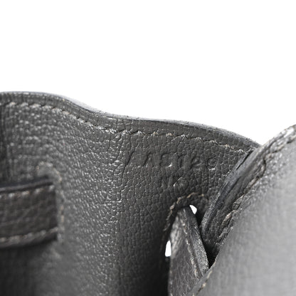 Hermes Togo Birkin 25 Etain 7 of 10