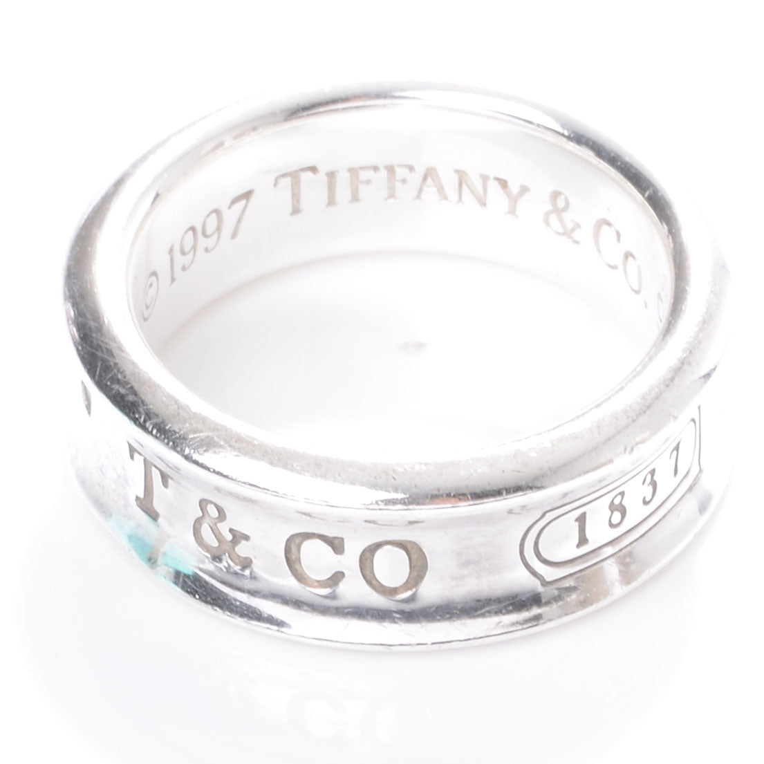Tiffany Sterling Silver 1837 Ring 6 3 of 6