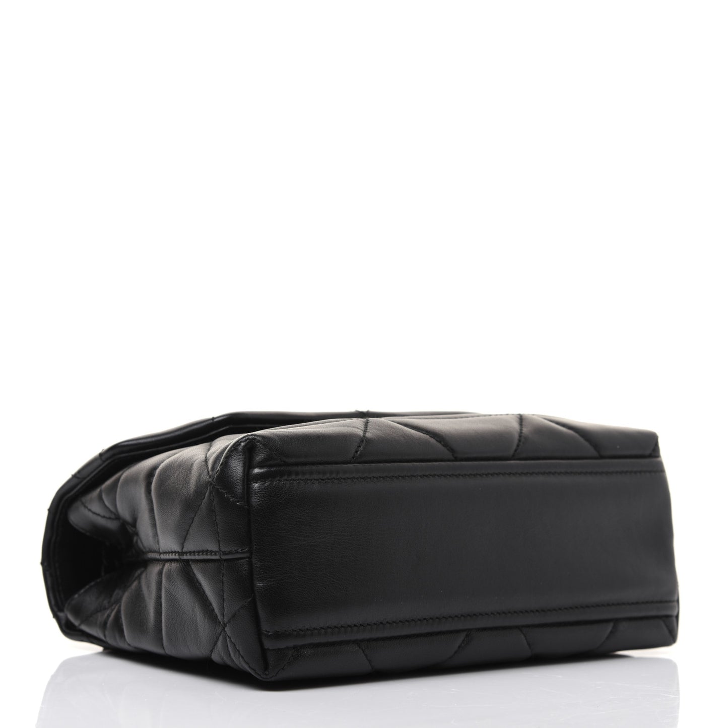Nappa Triangle Stitched Small Spectrum Bag Black