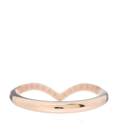 Tiffany 18K Rose Gold Diamond Soleste V Ring 49 5 4 of 5