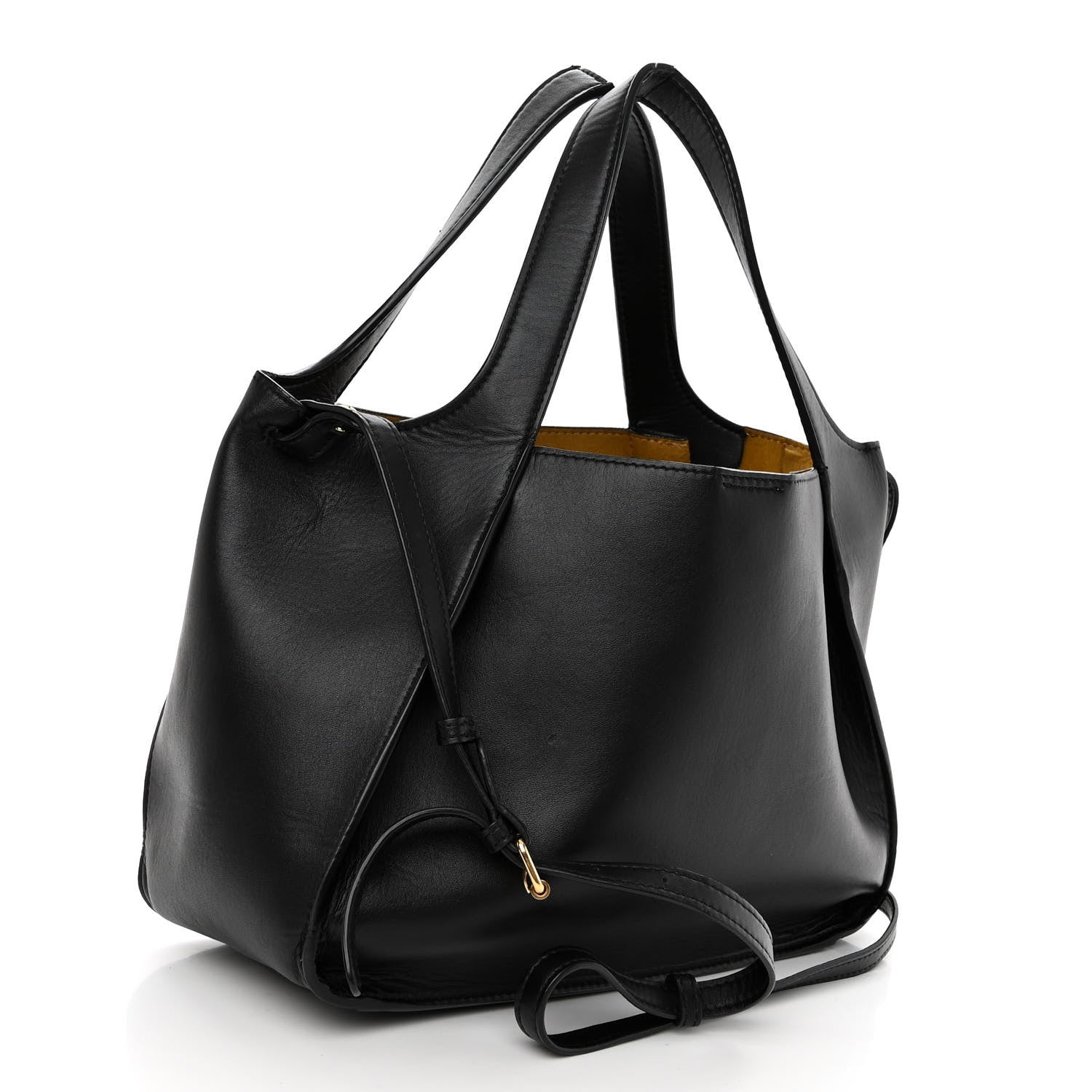Stella McCartney Eco Alter Nappa East West Perforated Tote Black 4 of 14