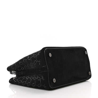 Alaia Suede Vienne Wave Mina 20 Bag Black 5 of 9