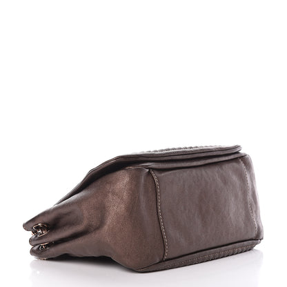 Chanel Metallic Deerskin Small Luxe Ligne Flap Bronze 5 of 10
