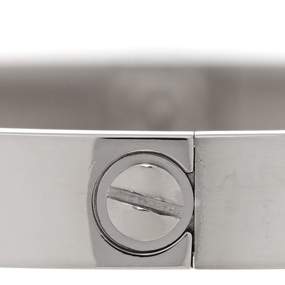 Cartier 18K White Gold LOVE Bracelet 17 4 of 5