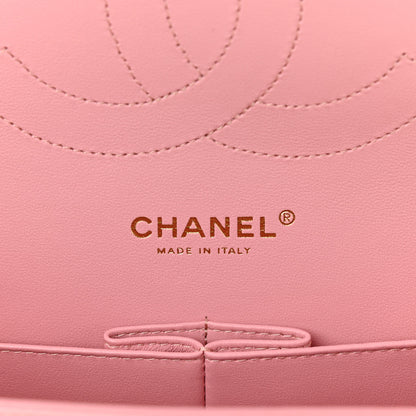 Chanel Caviar Quilted Jumbo Double Flap Pink 8 of 10