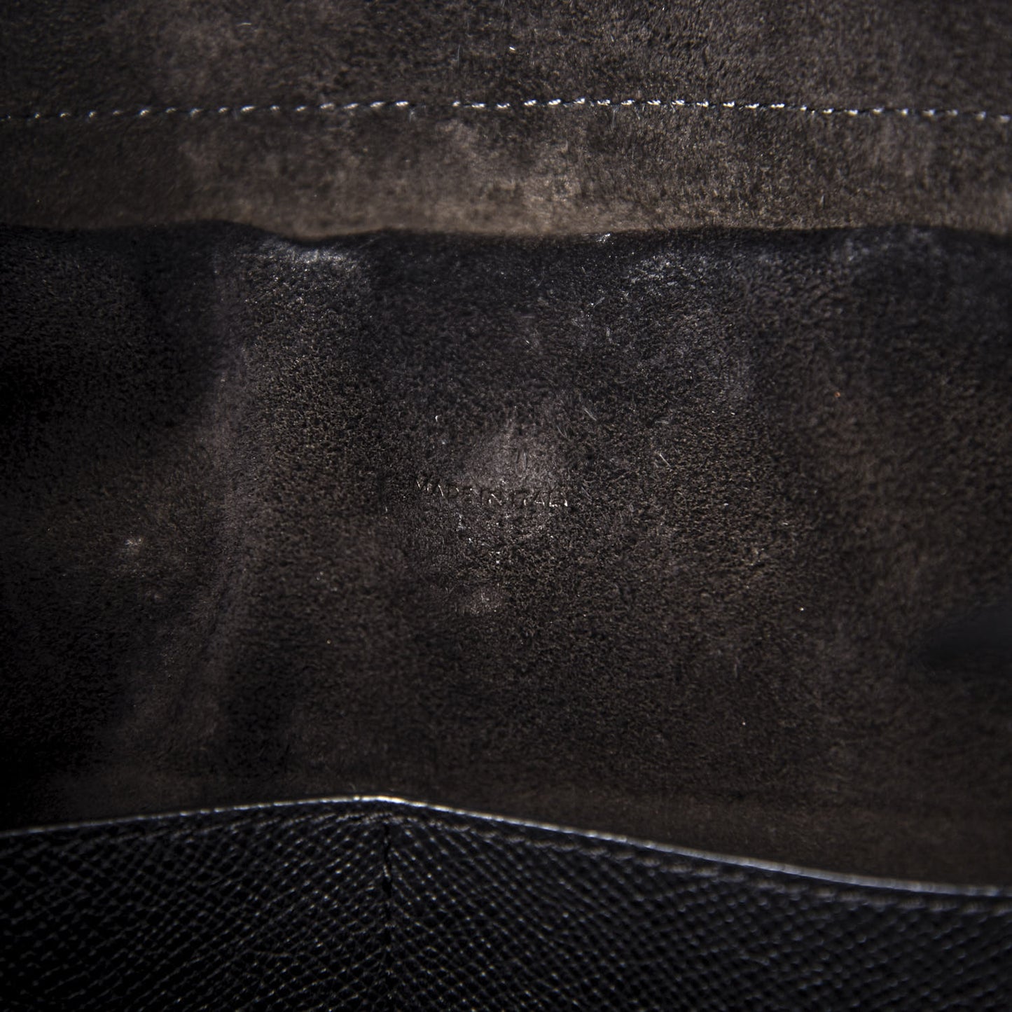 Grained Calfskin Mini Belt Bag Black