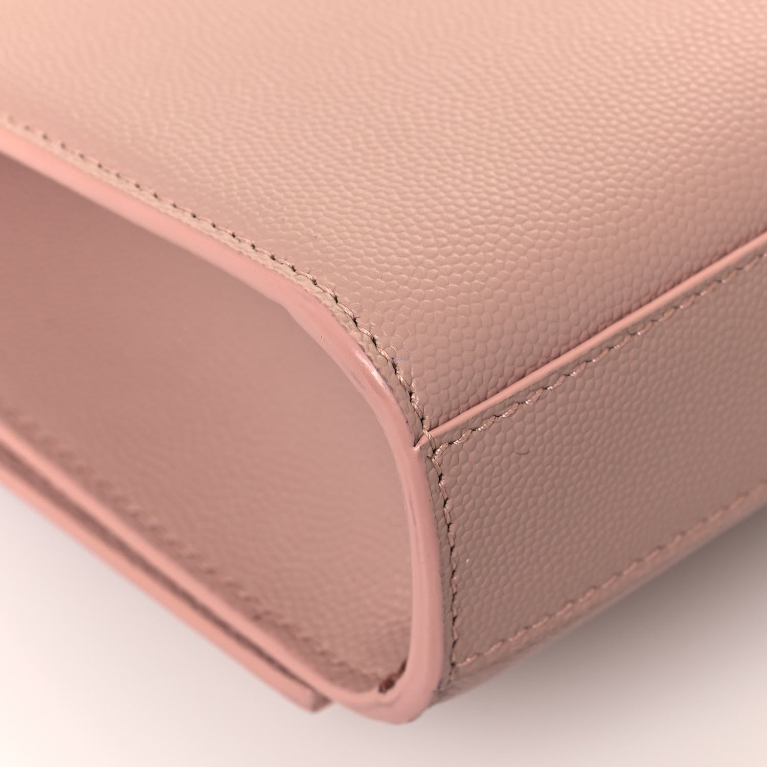 Saint Laurent Grain De Poudre Medium Classic Monogram Kate Tassel Satchel Pale Blush 10 of 11