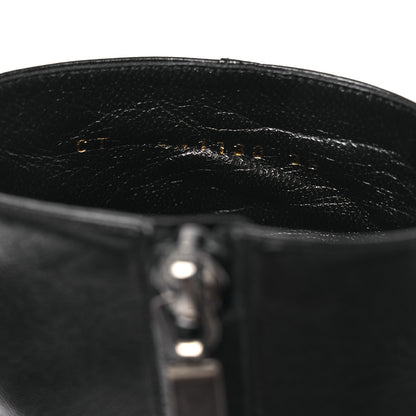 Saint Laurent Nappa Vendome Loulou Ankle Zip Boot 39 Black 10 of 13