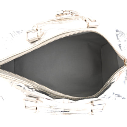Louis Vuitton Monogram Miroir Speedy 35 Silver 5 of 17