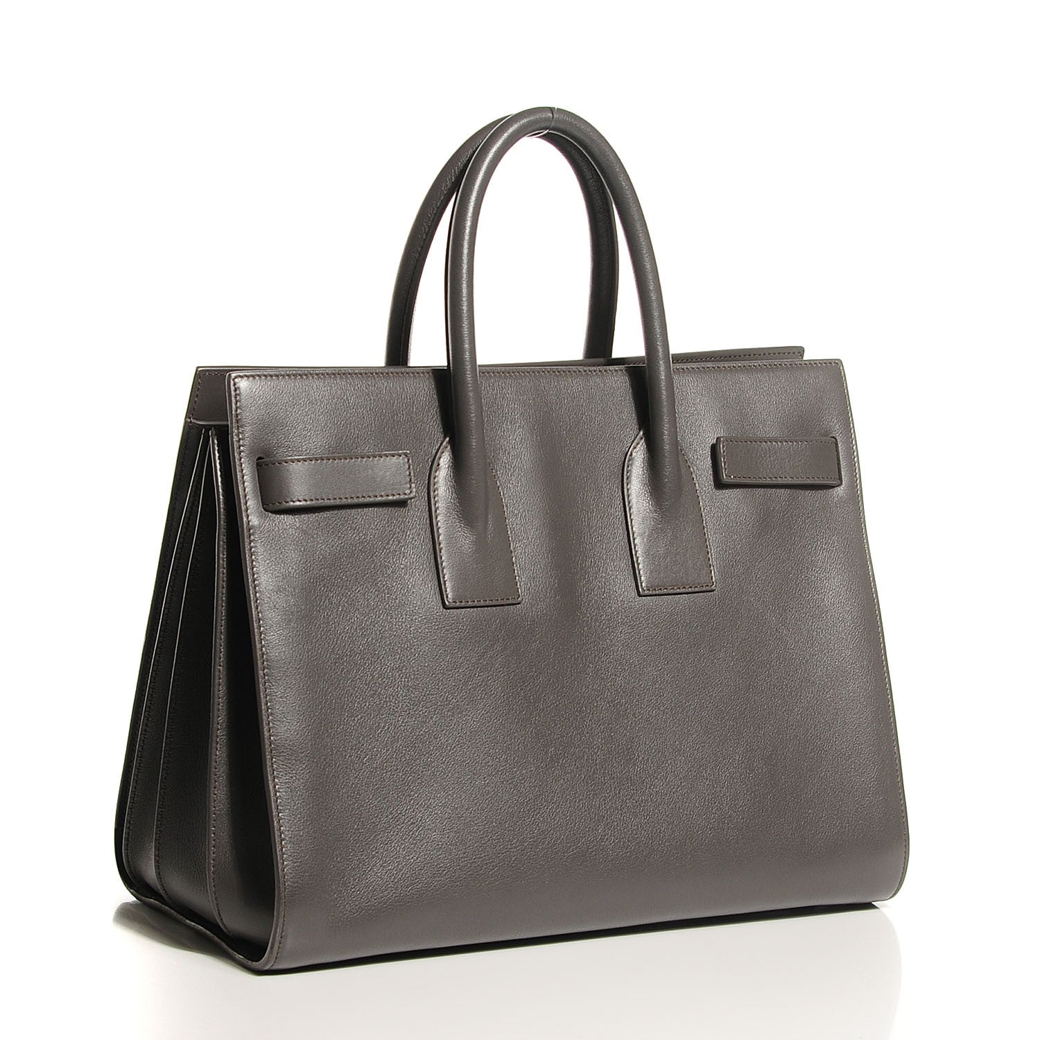 Saint Laurent Calfskin Small Sac De Jour Earth 3 of 8