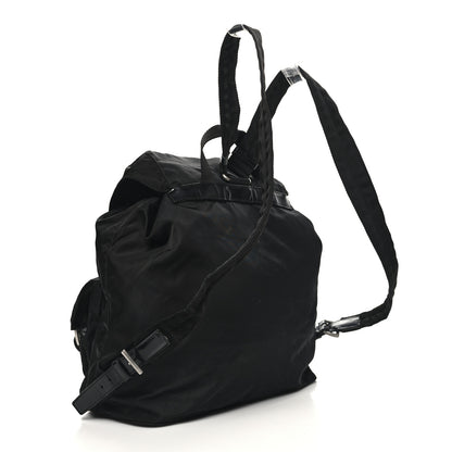 Prada Nylon Vela Medium Backpack Black 2 of 9