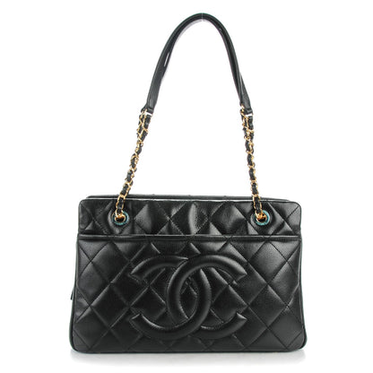 Chanel Caviar Quilted CC Timeless Tote Black 1 of 7