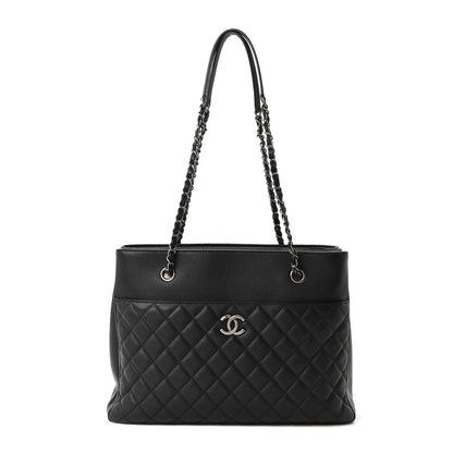 Chanel Caviar Quilted Urban Companion Shopping Tote Black 1 of 10