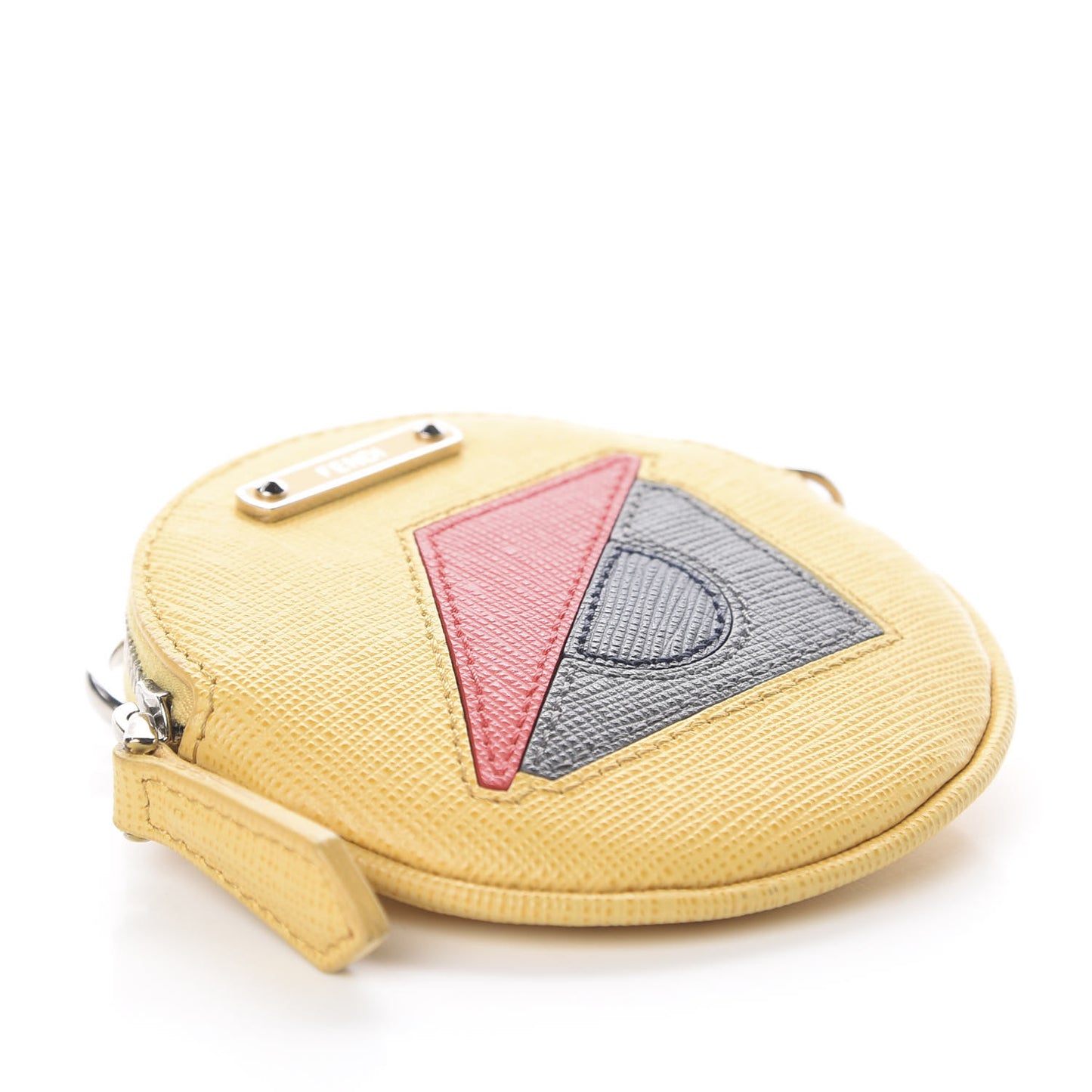 Vitello Elite Monster Eye Coin Purse Key Case Yellow