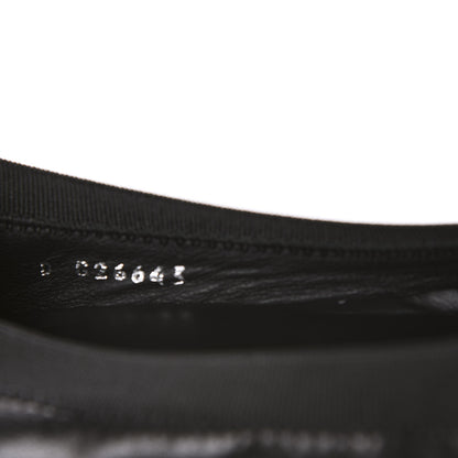 Chanel Lambskin Patent CC Elastic Pumps 36 Black 11 of 11