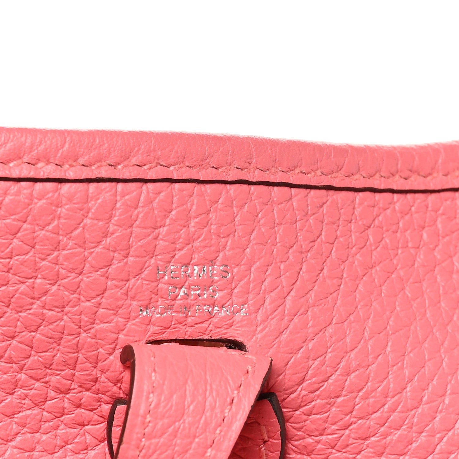 Hermes Taurillon Clemence Allegro Evelyne TPM Rose Azalee Rose Confetti 7 of 10