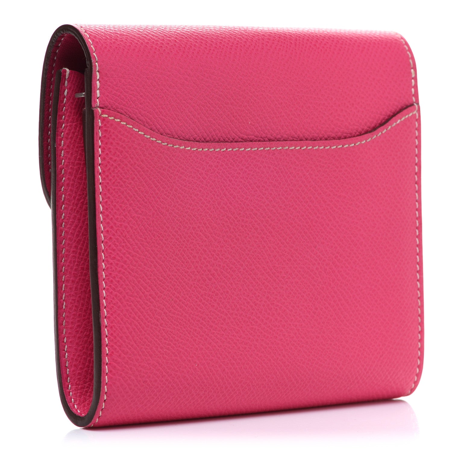 Hermes Epsom Constance Short Wallet Rose Tyrien 3 of 10