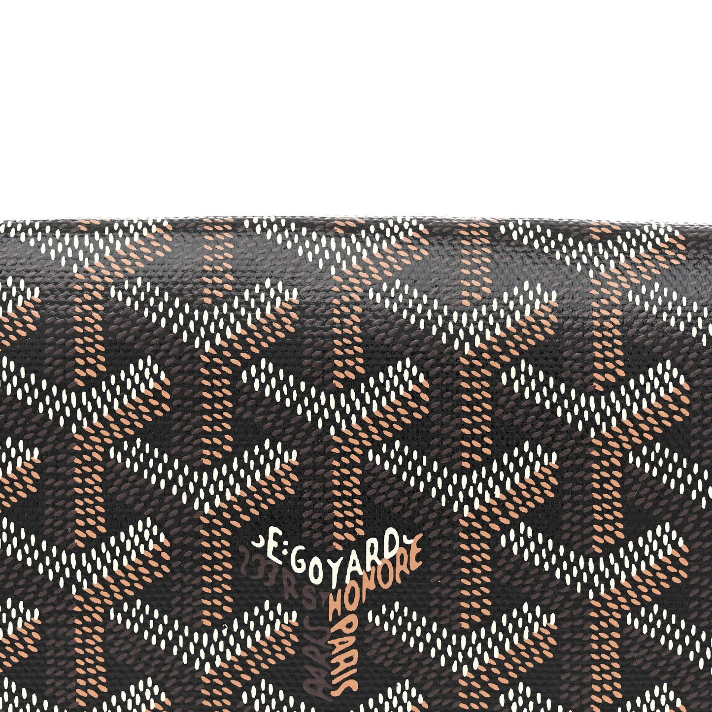 Goyardine Plumet Wallet Clutch Black