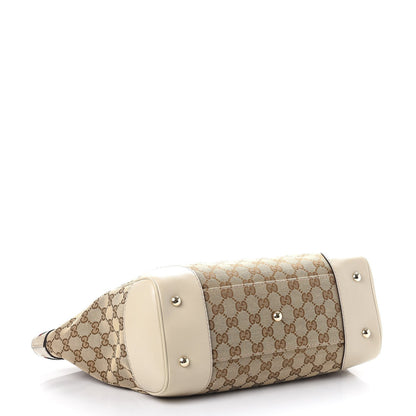 Gucci Monogram Web Medium Mayfair Tote Off White 4 of 9
