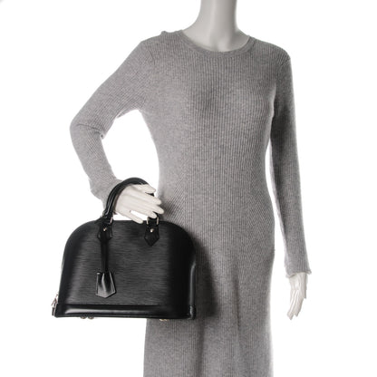 Louis Vuitton Epi Alma PM Black 2 of 8