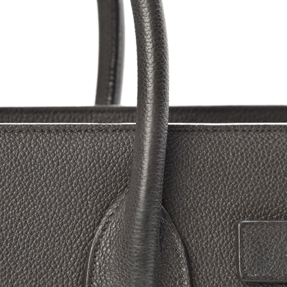Saint Laurent Grained Calfskin Small Sac De Jour Coal 10 of 11
