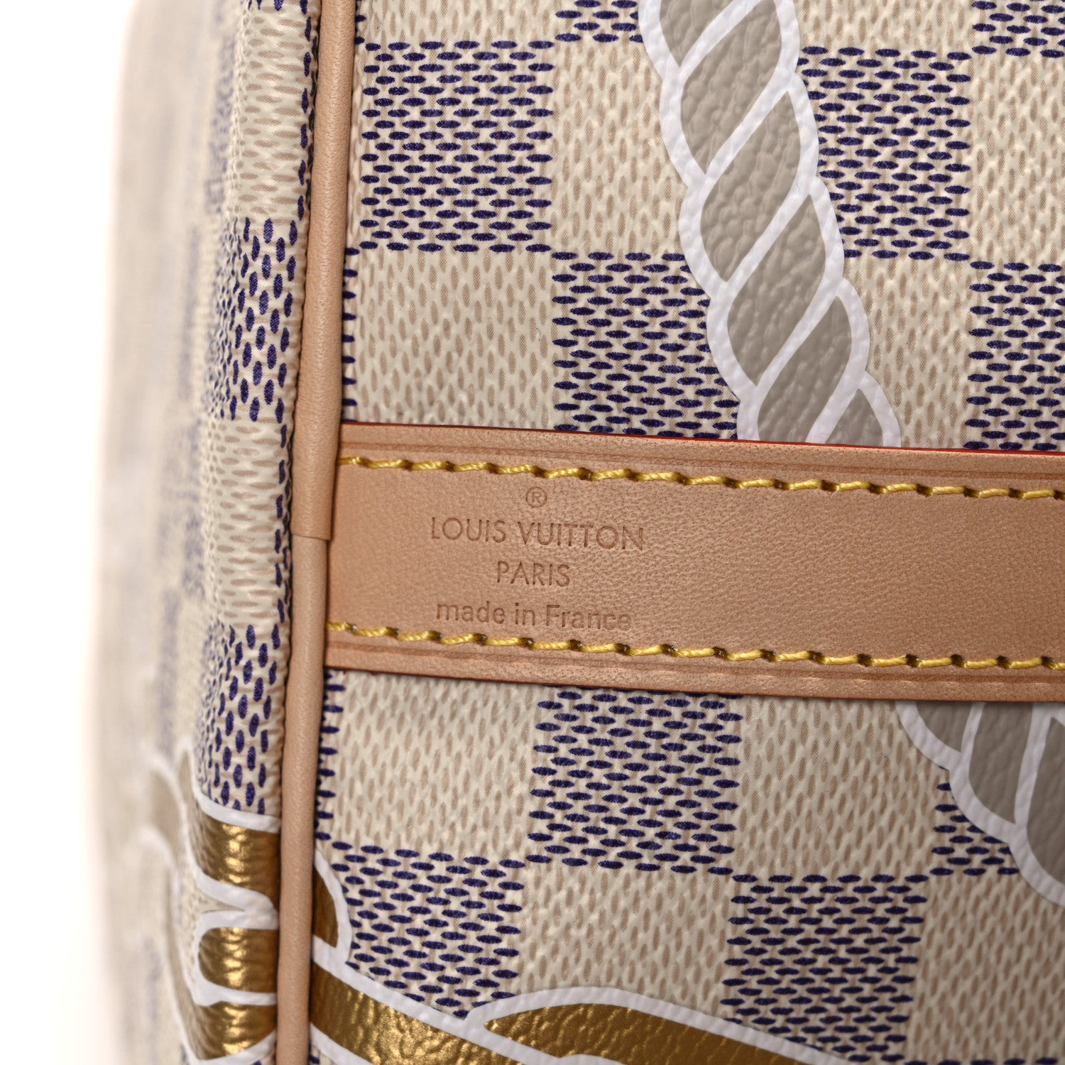 Louis Vuitton Damier Azur Nautical Speedy Bandouliere 25 6 of 9