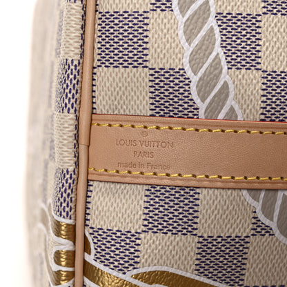 Louis Vuitton Damier Azur Nautical Speedy Bandouliere 25 6 of 9