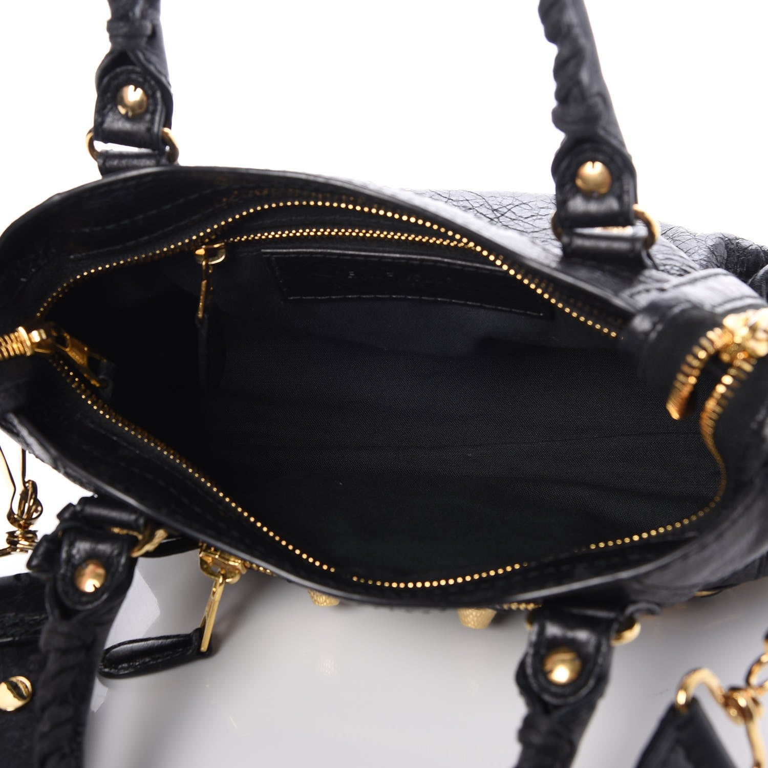 Balenciaga Agneau Giant 12 Gold Hardware Mini City Black 6 of 9