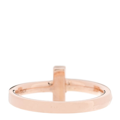 Tiffany 18K Rose Gold T T1 Ring 52/6 3 of 5