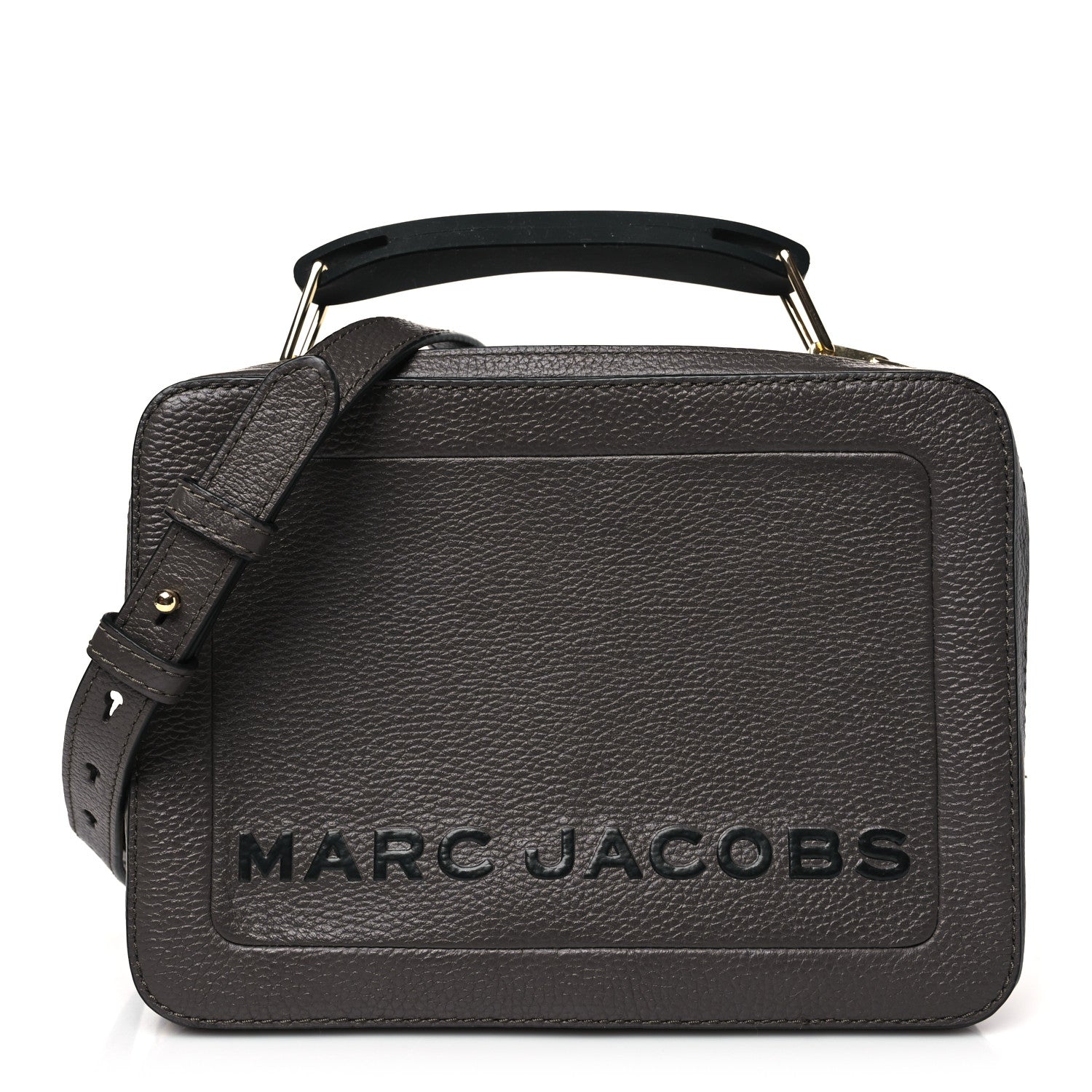 Marc Jacobs Calfskin The Box 20 Crossbody Grey 1 of 9