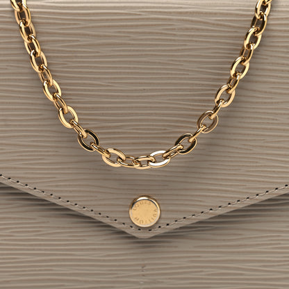 Louis Vuitton Epi Felicie Pochette Chain Wallet Galet 10 of 14