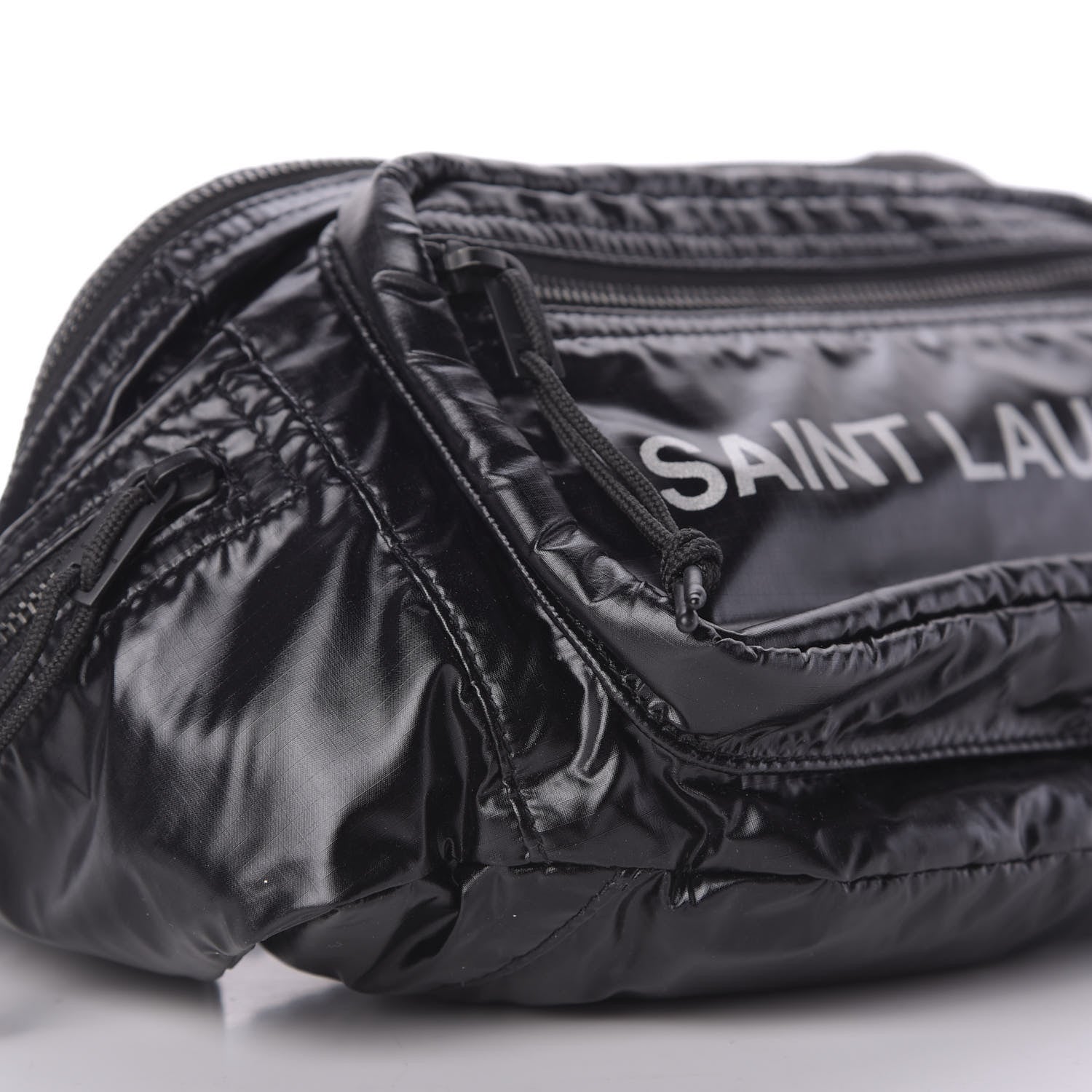 Saint Laurent Nylon Logo Ripstop Body Belt Bag Black 6 of 8