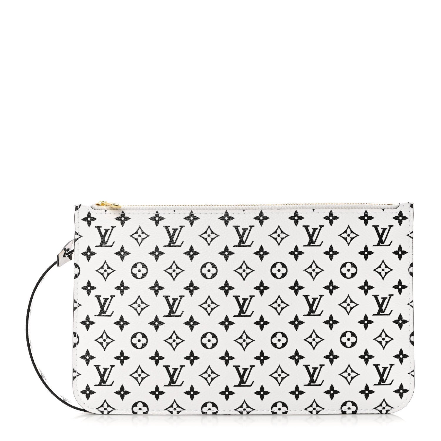 Louis Vuitton Monogram Giant Neverfull MM GM Pochette White 1 of 9