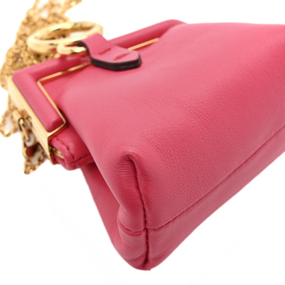 Fendi Shiny Nappa Nano Fendi First Bag Charm Lampone 13 of 13