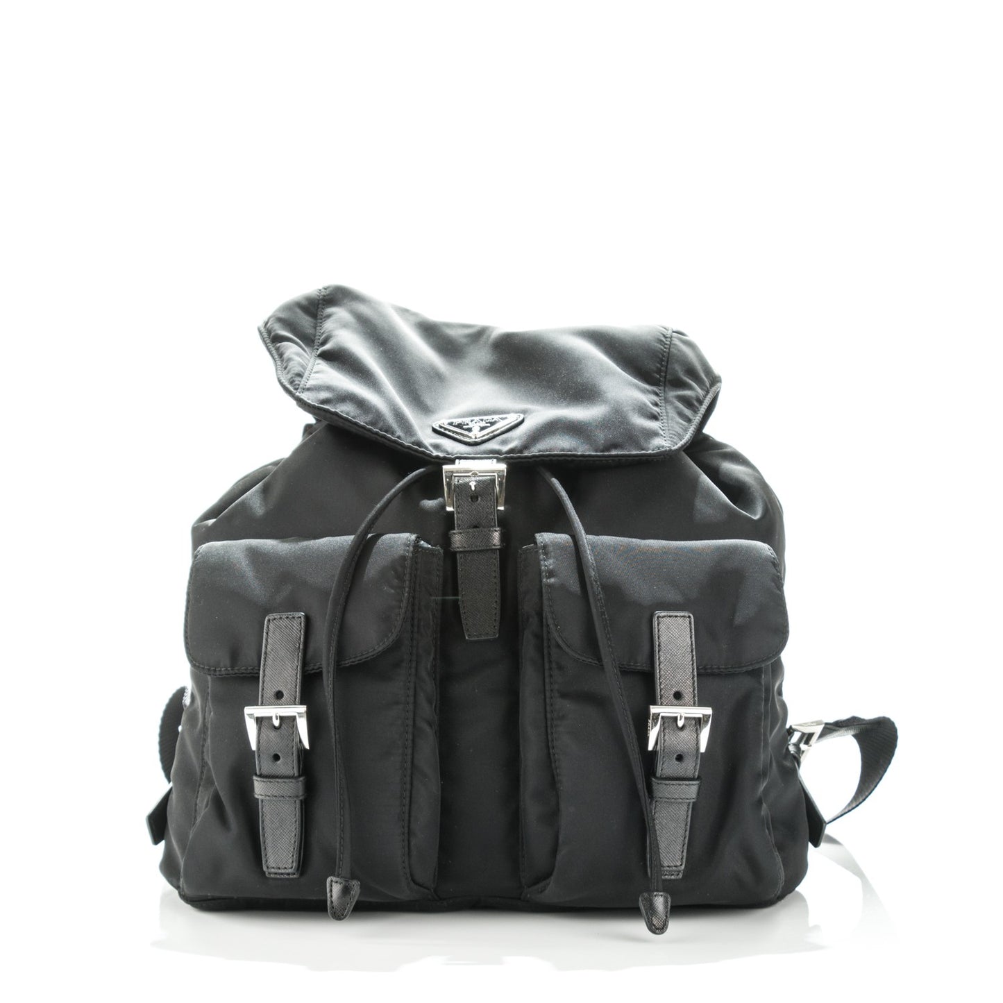 Nylon Vela Medium Backpack Black