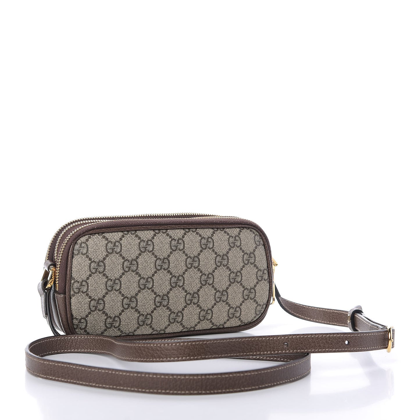 GG Supreme Monogram Web Mini Ophidia GG Bag Brown