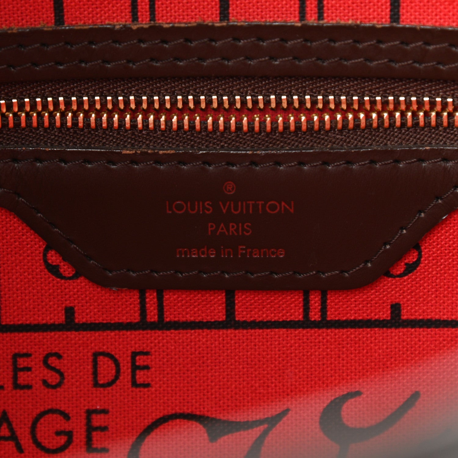 Louis Vuitton Damier Ebene Neverfull PM 6 of 12