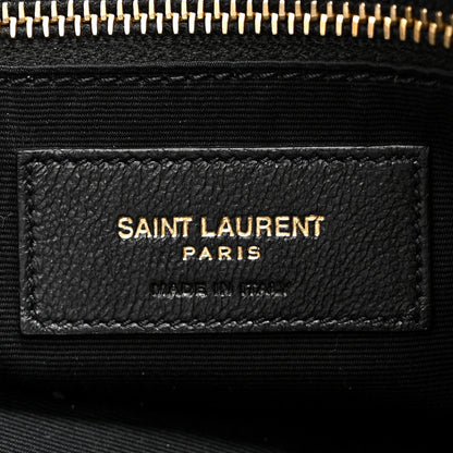 Saint Laurent Lambskin Quilted Maxi Icare Shopping Tote Black 6 of 10