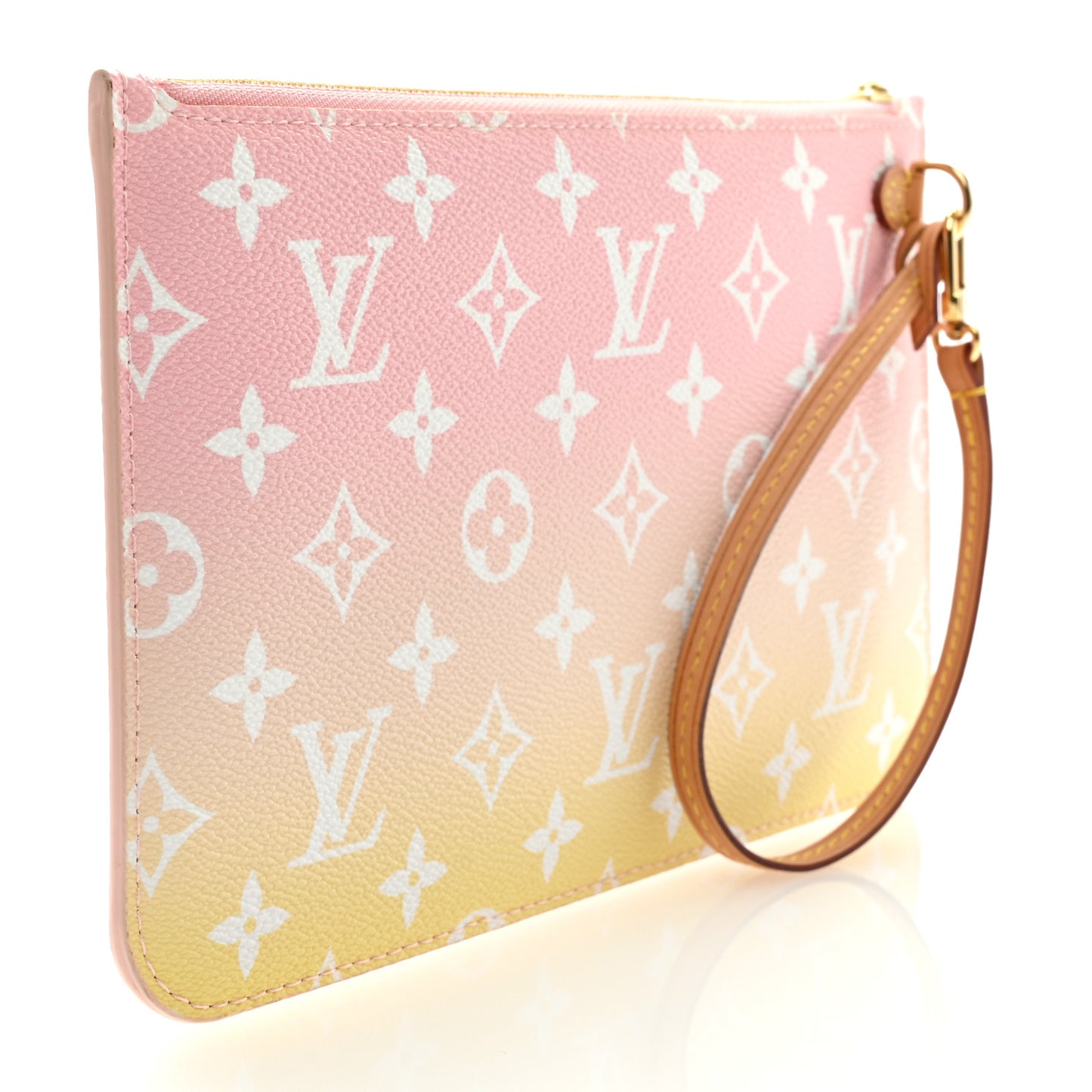 Monogram By The Pool Neverfull MM Pochette Light Pink